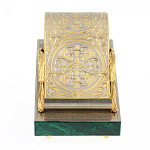 Подставка для телефона из натурального камня малахит Natural Stone Stand варинант исполнения - 3 | Loft Concept в Костроме