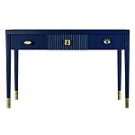 Дизайнерский Письменный стол Elsa Dreams Blue с тремя ящиками варинант исполнения - 5 | Loft Concept в Костроме