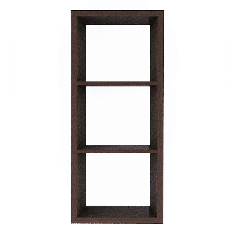 Полка-модуль для книг Primo длина 60 Темный дуб Древесина Черный в Костроме | Loft Concept 