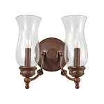 Бра с 2-мя стеклянными плафонами с пузырьками Feiss варинант исполнения - 1 | Loft Concept в Костроме