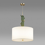 Подвесной светильник с декором в виде кактуса из керамики Opuntia D45 см варинант исполнения - 4 | Loft Concept в Костроме