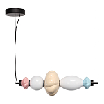 Подвесной светильник фигруный с керамическими элементами 18W LED Fragrant Light варинант исполнения - 3 | Loft Concept в Костроме