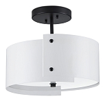 Потолочный светильник круглый светодиодный Semicircular White Panels белый варинант исполнения - 3 | Loft Concept в Костроме