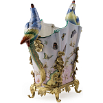 Ваза фарфоровая с попугаями Ferra варинант исполнения - 3 | Loft Concept в Костроме