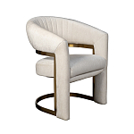 Полукресло Valbonne Chair cream velour варинант исполнения - 2 | Loft Concept в Костроме