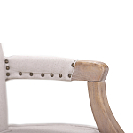 Кресло Aubrey Classical Armchair beige flax варинант исполнения - 4 | Loft Concept в Костроме