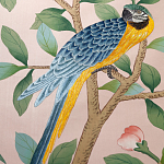 Обои ручная роспись Amazonia Florence Pink dyed silk варинант исполнения - 7 | Loft Concept в Костроме