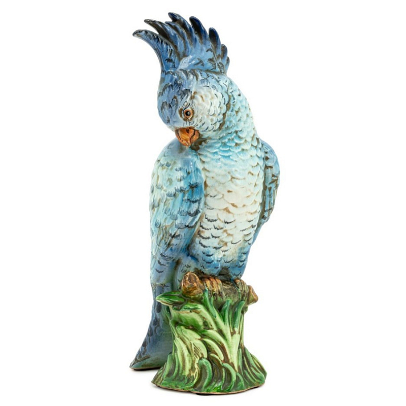 Статуэтка Parrot Blue White Голубой Белый в Костроме | Loft Concept 
