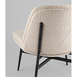 Кресло лаунж Tail молочный варинант исполнения - 3 | Loft Concept в Костроме