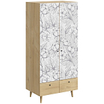 Шкаф с принтом Cotton варинант исполнения - 1 | Loft Concept в Костроме