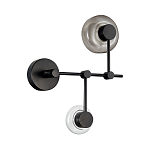 Бра с 2-мя плафонами разного диаметра и цвета Polyhedron варинант исполнения - 2 | Loft Concept в Костроме