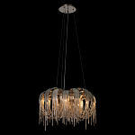 Люстра подвесная круглая с изогнутыми металлическими дугами и ниспадающими цепочками 65 см Atlantis Chain варинант исполнения - 11 | Loft Concept в Костроме