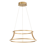 Люстра золотого цвета с 2-мя светодиодными кольцами Eurofase варинант исполнения - 2 | Loft Concept в Костроме