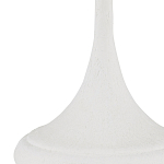 Настольная лампа с декором в виде белого цветка магнолии на каркасе и черным абажуром White Magnolia варинант исполнения - 1 | Loft Concept в Костроме