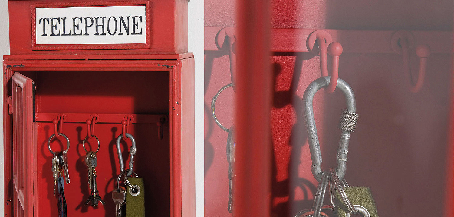 Ключница Red Telephone Box - Loft-Concept в Костроме