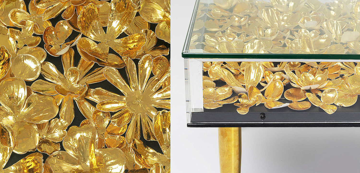 Кофейный стол Golden Water Lilies - Loft-Concept в Костроме