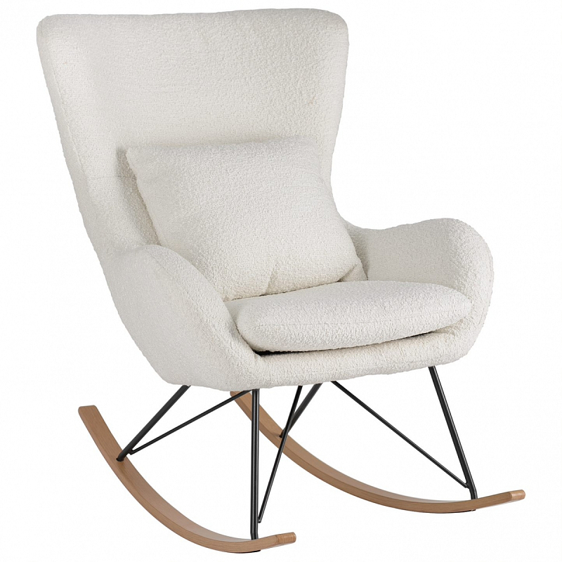Rocking chair DORIA Кресло-Качалка Молочный Rocking chair DORIA Кресло-Качалка Молочный в Костроме | Loft Concept
