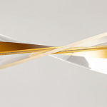 Люстра линейная с изогнутым плафоном Wave Line варинант исполнения - 8 | Loft Concept в Костроме