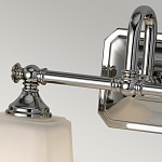 Бра для ванных комнат с квадратными матовыми плафонами на основании цвета хром Feiss варинант исполнения - 3 | Loft Concept в Костроме