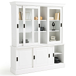 Витрина из массива сосны Cobbett White Wood Showcase варинант исполнения - 4 | Loft Concept в Костроме