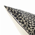 Подушка декоративная черного цвета Blossom Essence Grace варинант исполнения - 3 | Loft Concept в Костроме