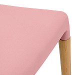 Пластиковый стул на ножках из массива бука Ferret Pink варинант исполнения - 7 | Loft Concept в Костроме