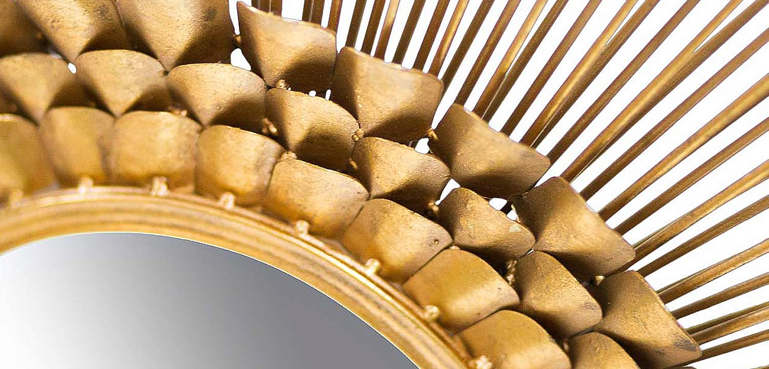 Зеркало-солнце Golden Petals Mirror Sun Зеркало-солнце Golden Petals Mirror Sun - Loft-Concept в Костроме