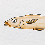 Плитка с узором Рыба Русалка варинант исполнения - 5 | Loft Concept в Костроме