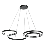 Люстра подвесная светодиодная в виде волнообразной ленты Ribbon Vortex варинант исполнения - 2 | Loft Concept в Костроме