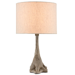 Настольная лампа с корпусом в виде дерева Gray Concrete Trunk варинант исполнения - 3 | Loft Concept в Костроме