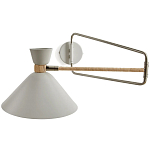 Бра на шарнире Davy Rattan Wall Lamp варинант исполнения - 5 | Loft Concept в Костроме