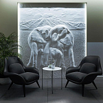 Барельеф ELEPHANTS варинант исполнения - 3 | Loft Concept в Костроме