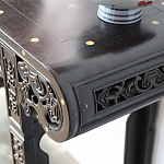 Черная резная консоль в Китайском стиле из массива Black Dragon Console варинант исполнения - 4 | Loft Concept в Костроме