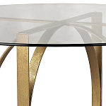 Стол обеденный круглый с основанием из 2-х пересекающихся колец Modern Geometric Silhouette варинант исполнения - 1 | Loft Concept в Костроме