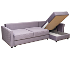 Диван трехместный раскладной Giorgio Sofa серый варинант исполнения - 3 | Loft Concept в Костроме