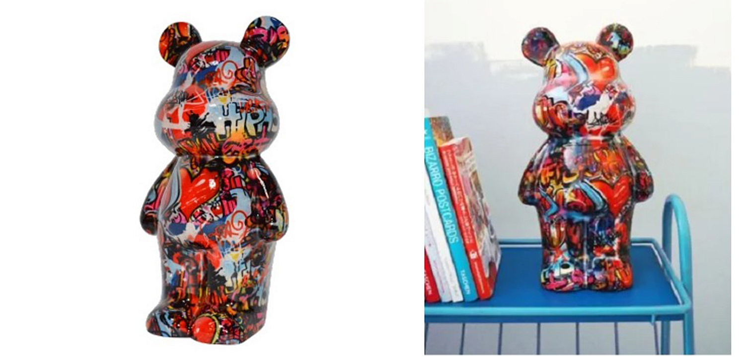 Статуэтка Graffiti Bear red Статуэтка Graffiti Bear red - Loft-Concept в Костроме