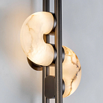 Бра  с фигурным мраморным рассеивателем Spiral of Warm Light варинант исполнения - 3 | Loft Concept в Костроме