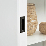 Витрина с раздвижными дверцами Wells Glass Showcase White варинант исполнения - 6 | Loft Concept в Костроме