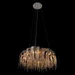 Люстра круглая подвесная с металлическими дугами и длинными цепочками 80 см Atlantis Chain варинант исполнения - 5 | Loft Concept в Костроме