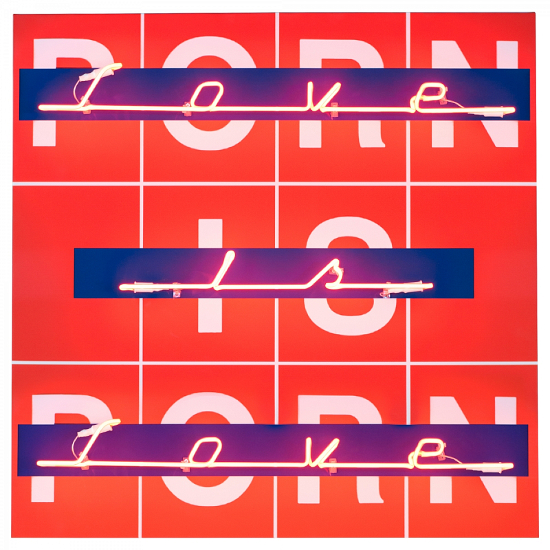 Постер Love is love Красный Постер Love is love Красный в Костроме | Loft Concept