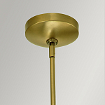 Подвесной светильник с прозрачным рифленым цилиндрическим плафоном Kichler варинант исполнения - 7 | Loft Concept в Костроме