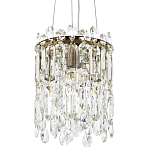 Подвесной светильник с хрустальными подвесками Roul Crystal Round Hanging Lamp варинант исполнения - 1 | Loft Concept в Костроме