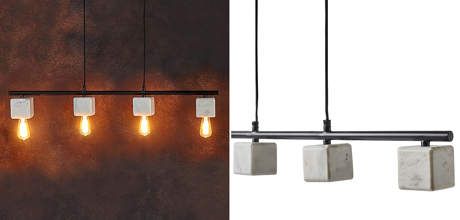 Люстра Shaw Four Marble Cubes Chandelier Люстра Shaw Four Marble Cubes Chandelier - Loft-Concept в Костроме