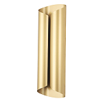Бра с матовым цилиндрическим абажуром цвета латунь Monolith варинант исполнения - 1 | Loft Concept в Костроме