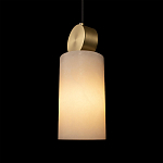 Подвесной светильник с цилиндрическим мраморным плафоном Marble square варинант исполнения - 6 | Loft Concept в Костроме