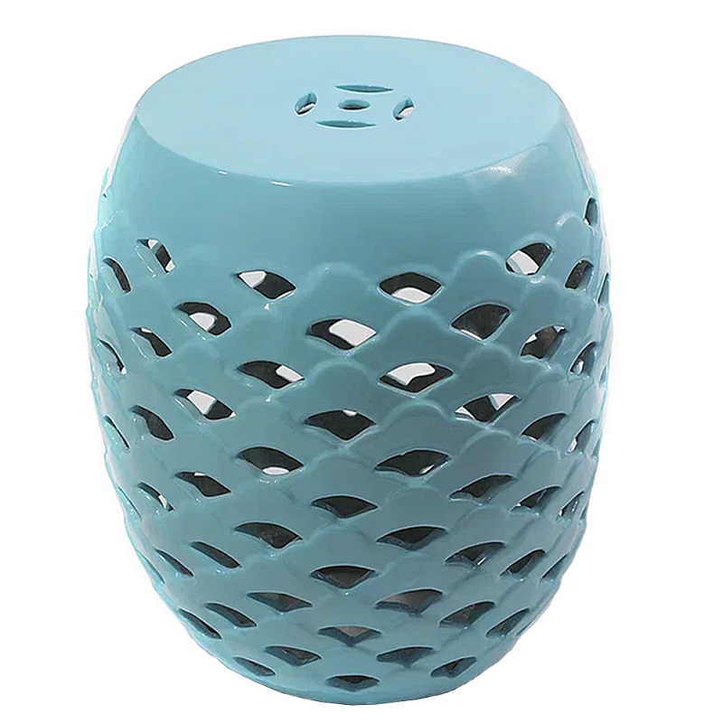 Керамический табурет Ceramic Chair Turquoise Бирюзовый Керамический табурет Ceramic Chair Turquoise Бирюзовый в Костроме | Loft Concept