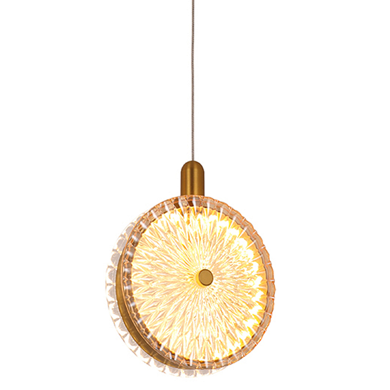 Подвесной светильник с плафоном из рельефного стекла Peony Glass Bronze Прозрачный Бронза Черный Подвесной светильник с плафоном из рельефного стекла Peony Glass Bronze Прозрачный Бронза Черный в Костроме | Loft Concept