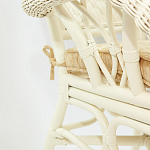 Комплект обеденный из ротанга Eloise grand white варинант исполнения - 9 | Loft Concept в Костроме