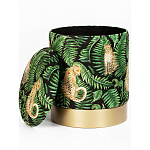 Пуф Leopards in the ferns варинант исполнения - 2 | Loft Concept в Костроме