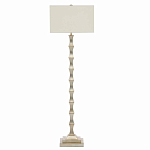 Торшер с фактурным каркасом и прямоугольным тканевым абажуром Shiye and Simplicity варинант исполнения - 1 | Loft Concept в Костроме